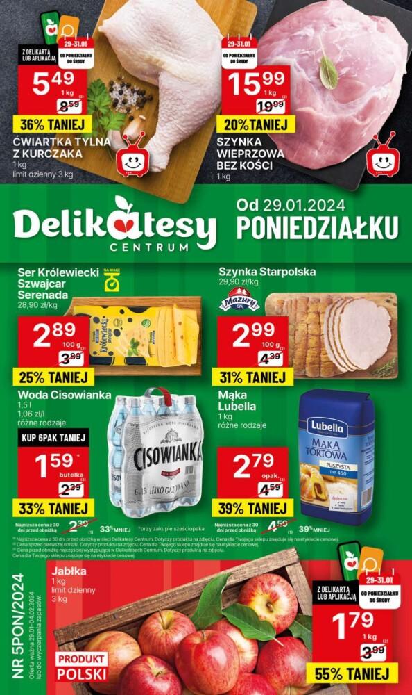 Gazetka promocyjna Delikatesy Centrum str. 1