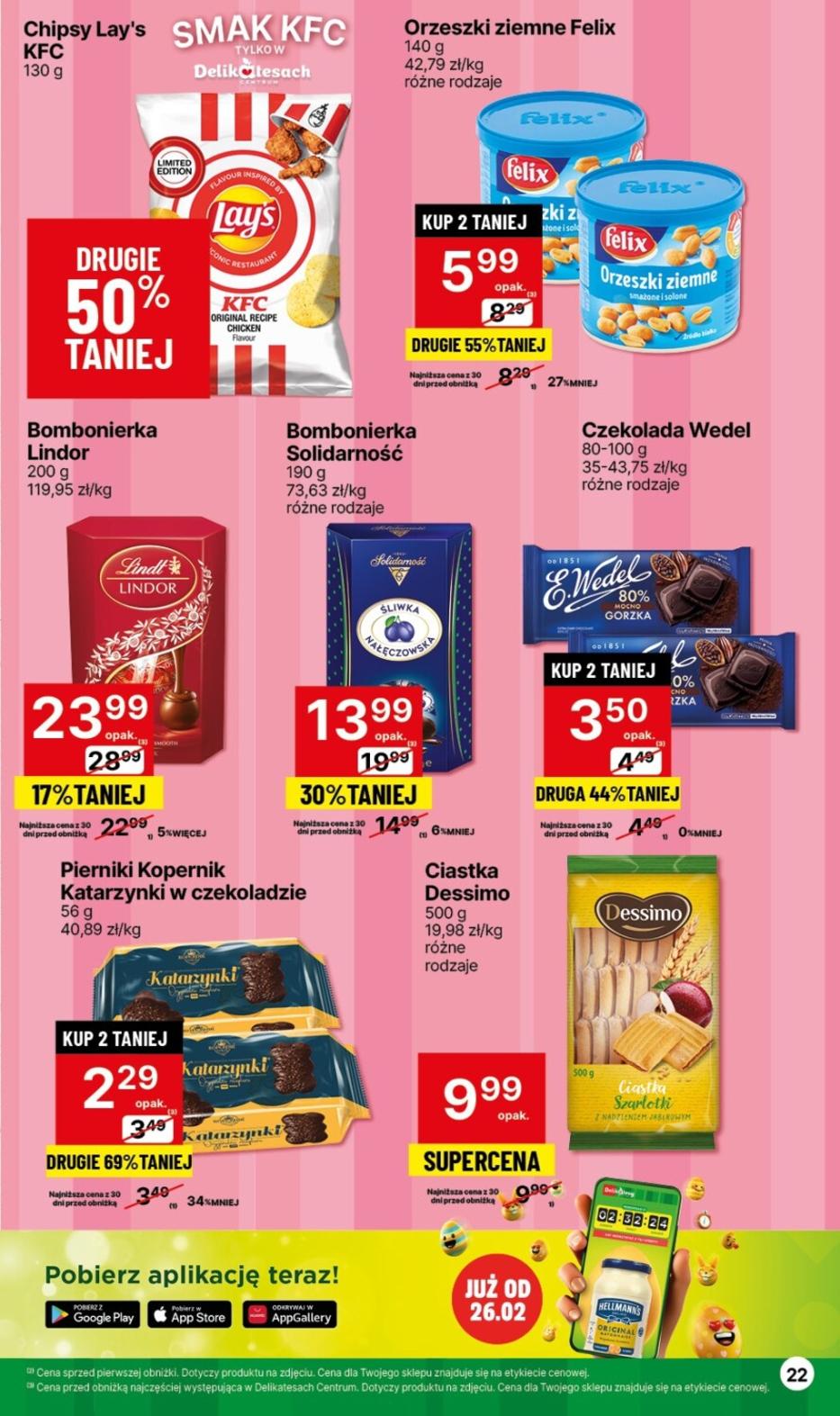 Gazetka promocyjna Delikatesy Centrum str. 22