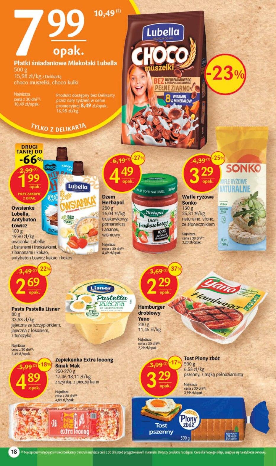 Gazetka promocyjna Delikatesy Centrum str. 18