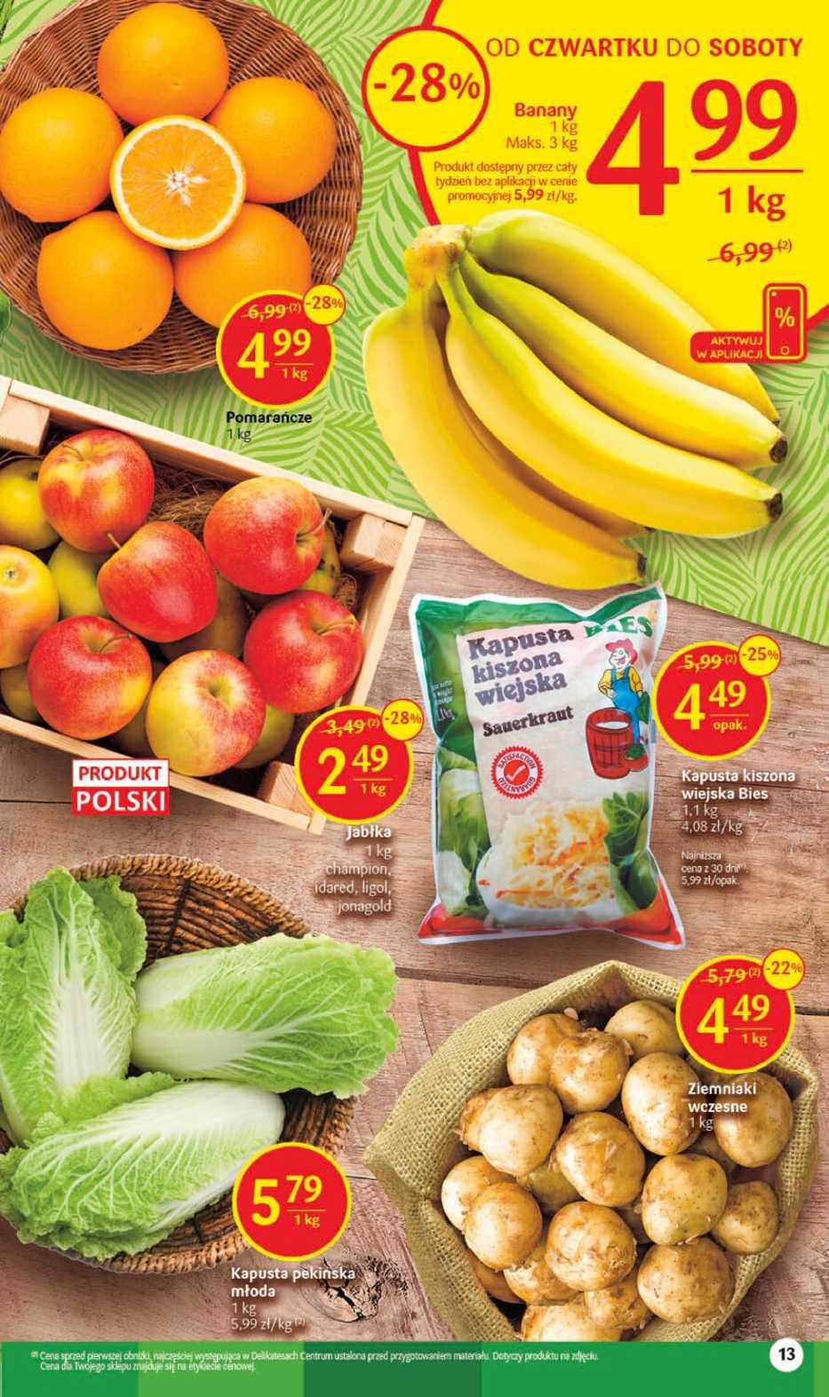 Gazetka promocyjna Delikatesy Centrum str. 13