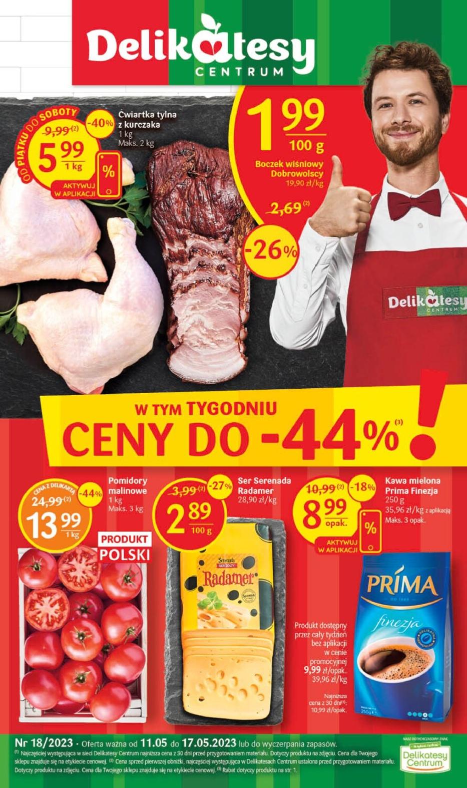 Gazetka promocyjna Delikatesy Centrum str. 1