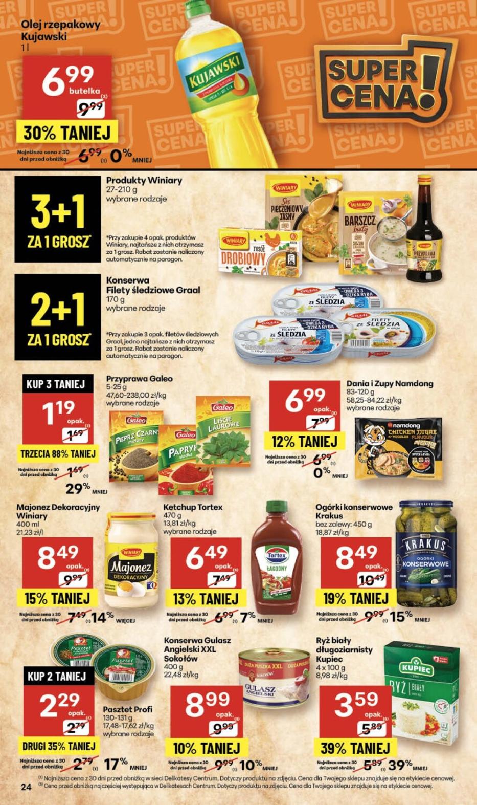 Gazetka promocyjna Delikatesy Centrum str. 24
