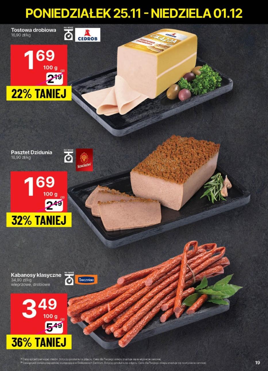 Gazetka promocyjna Delikatesy Centrum str. 19