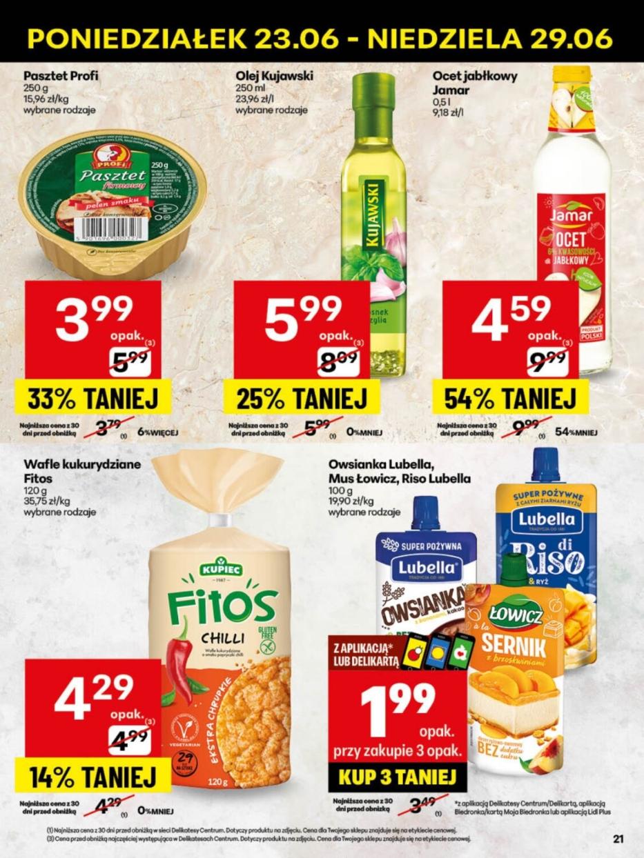 Gazetka promocyjna Delikatesy Centrum str. 21