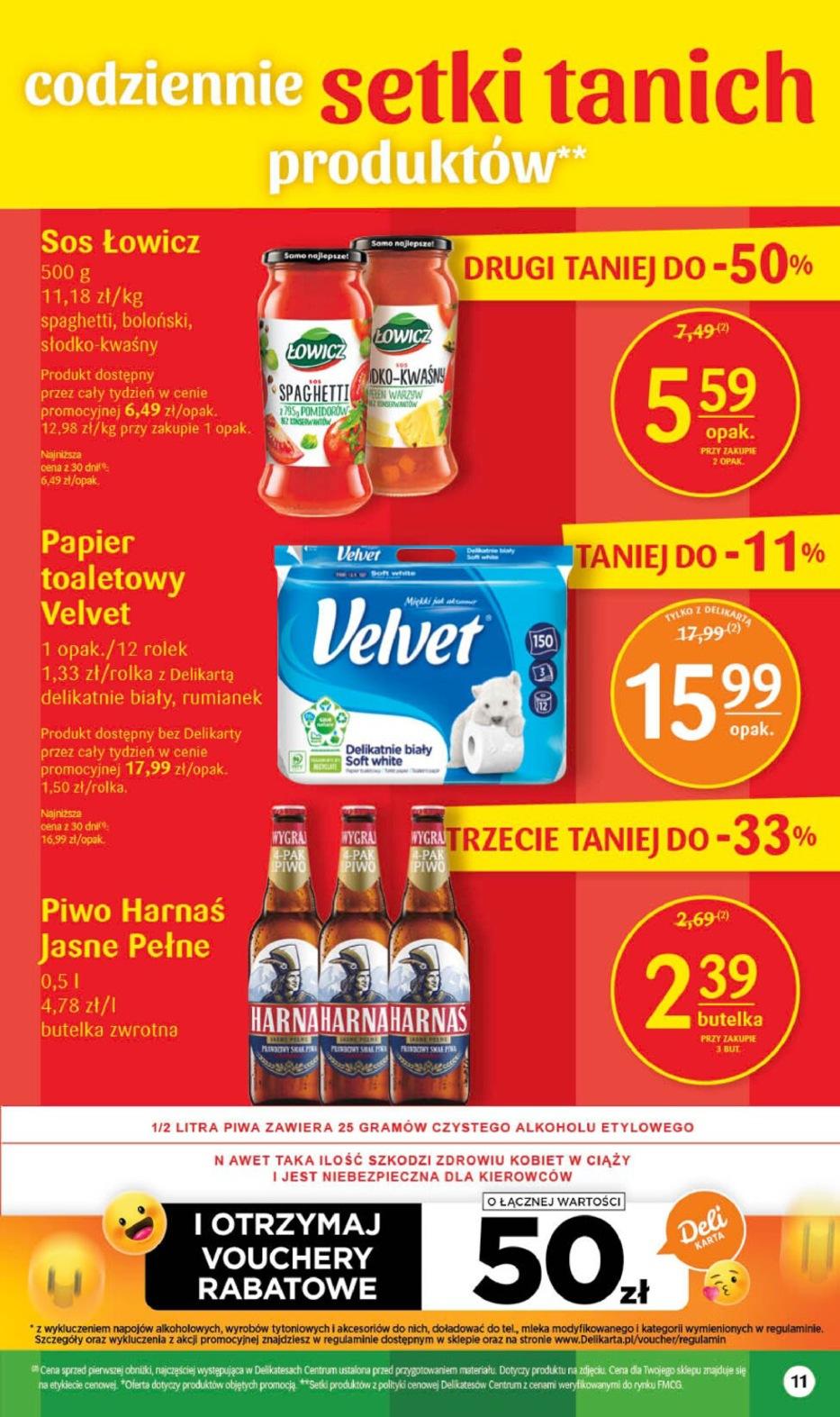 Gazetka promocyjna Delikatesy Centrum str. 11