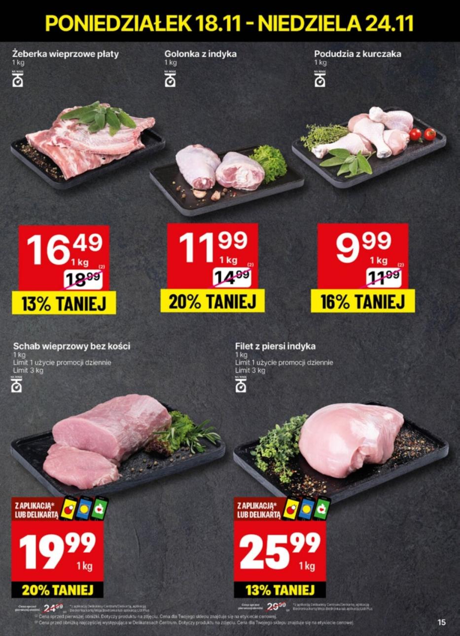 Gazetka promocyjna Delikatesy Centrum str. 15