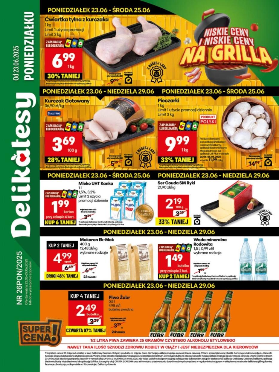 Gazetka promocyjna Delikatesy Centrum str. 1