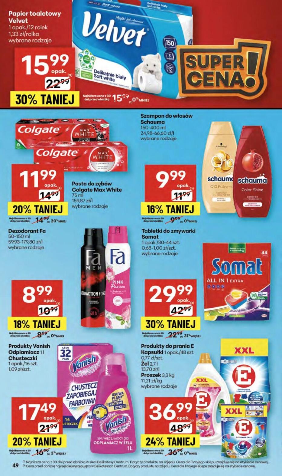 Gazetka promocyjna Delikatesy Centrum str. 49