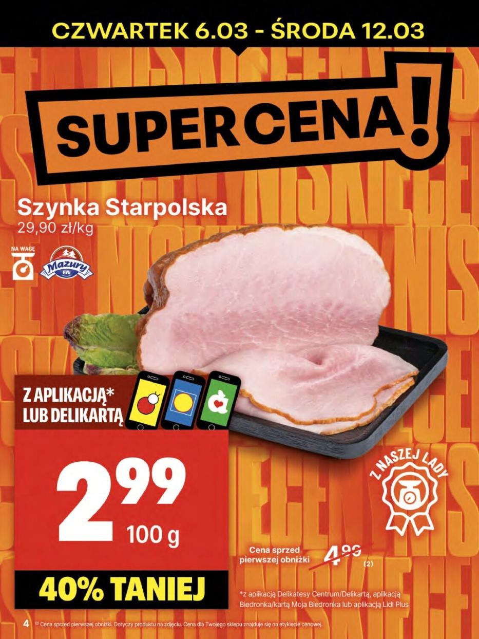 Gazetka promocyjna Delikatesy Centrum str. 4