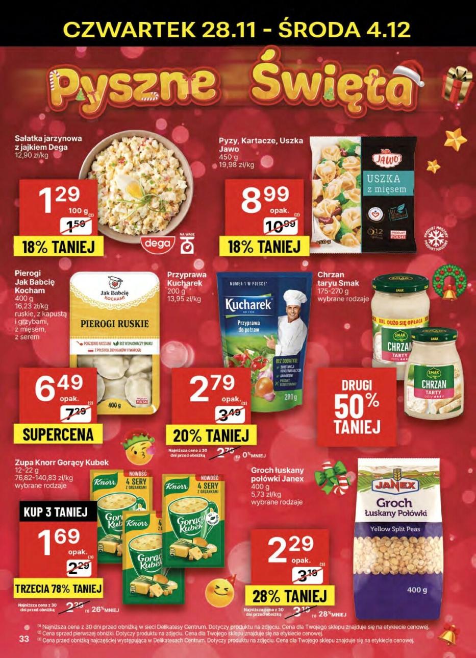 Gazetka promocyjna Delikatesy Centrum str. 33