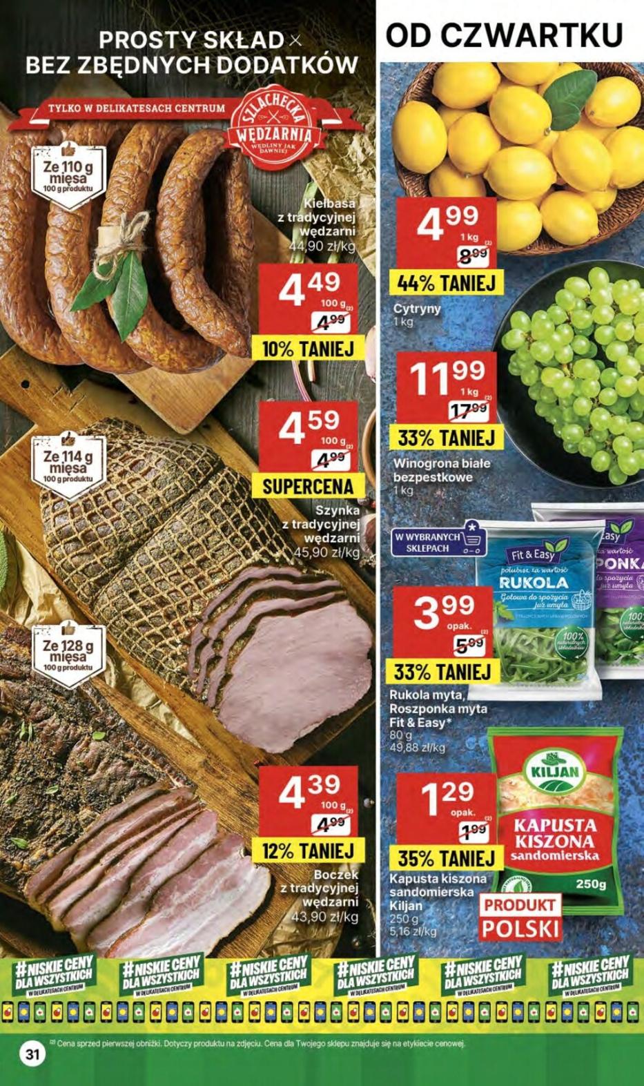 Gazetka promocyjna Delikatesy Centrum str. 31