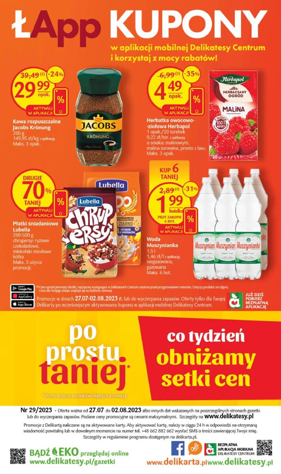 Gazetka promocyjna Delikatesy Centrum str. 36