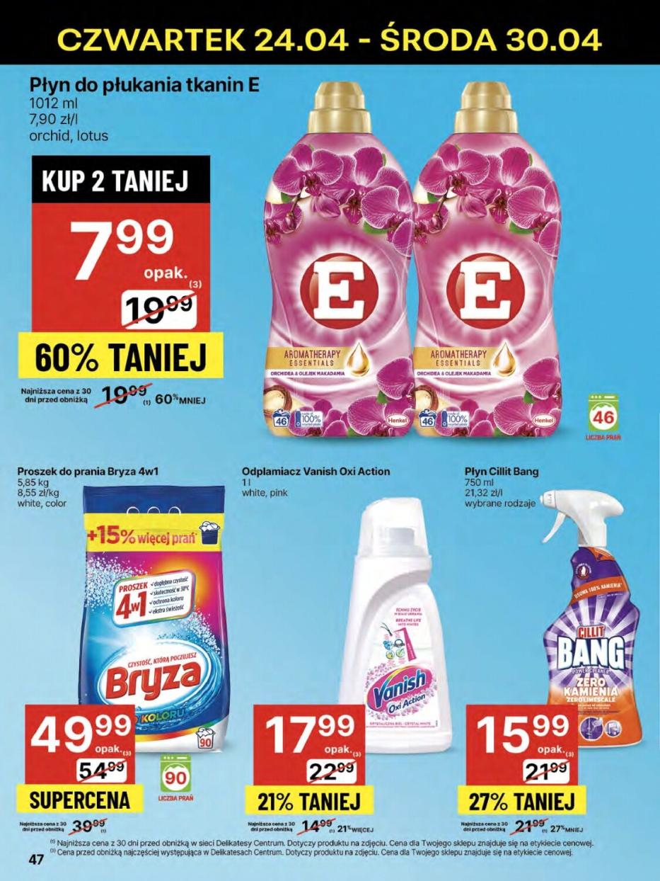 Gazetka promocyjna Delikatesy Centrum str. 47