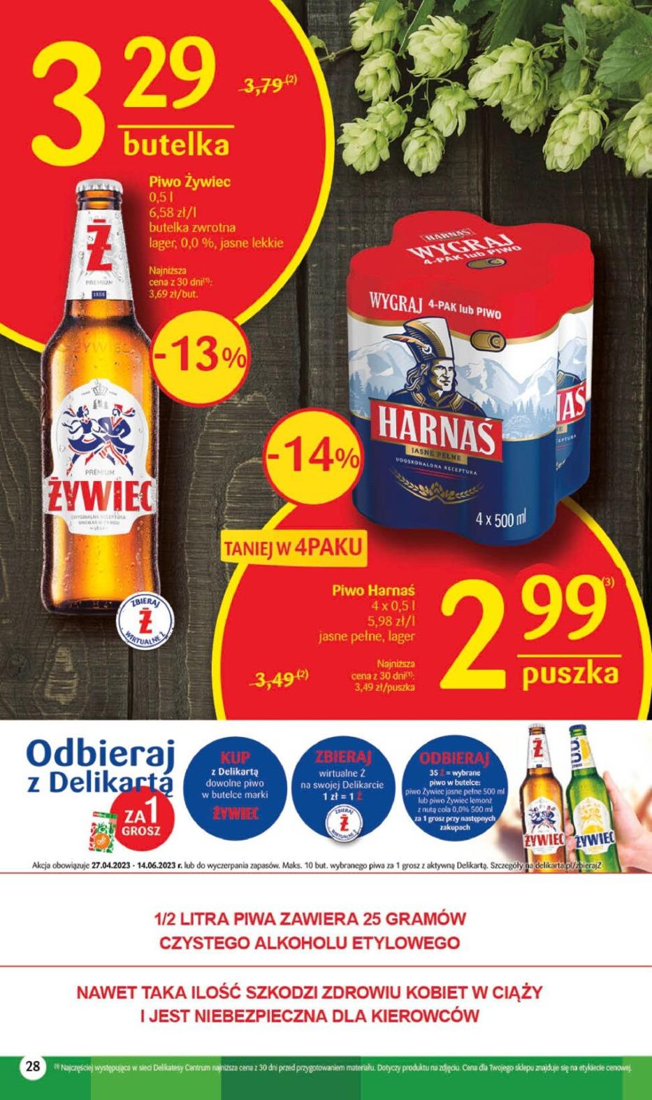 Gazetka promocyjna Delikatesy Centrum str. 28