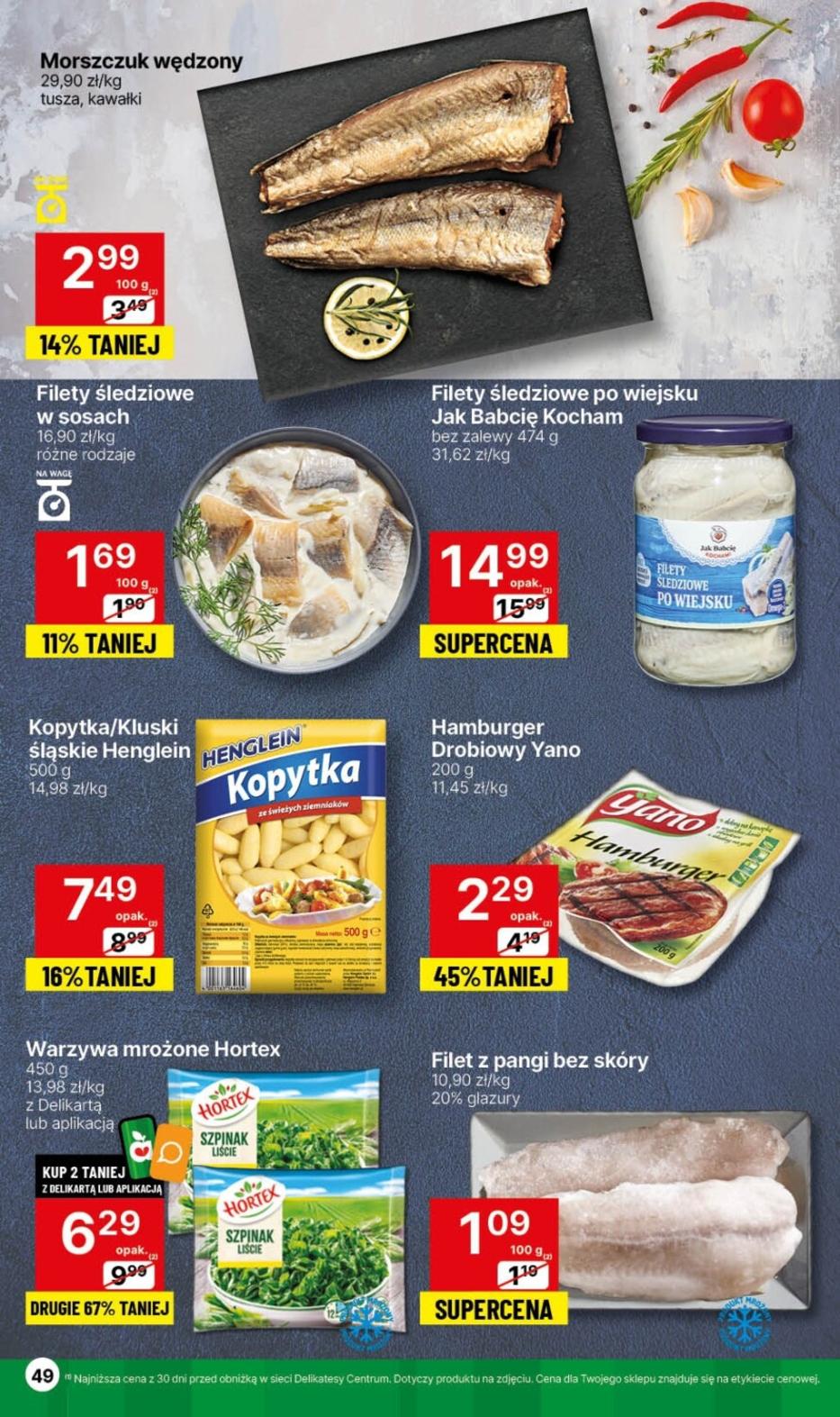 Gazetka promocyjna Delikatesy Centrum str. 49