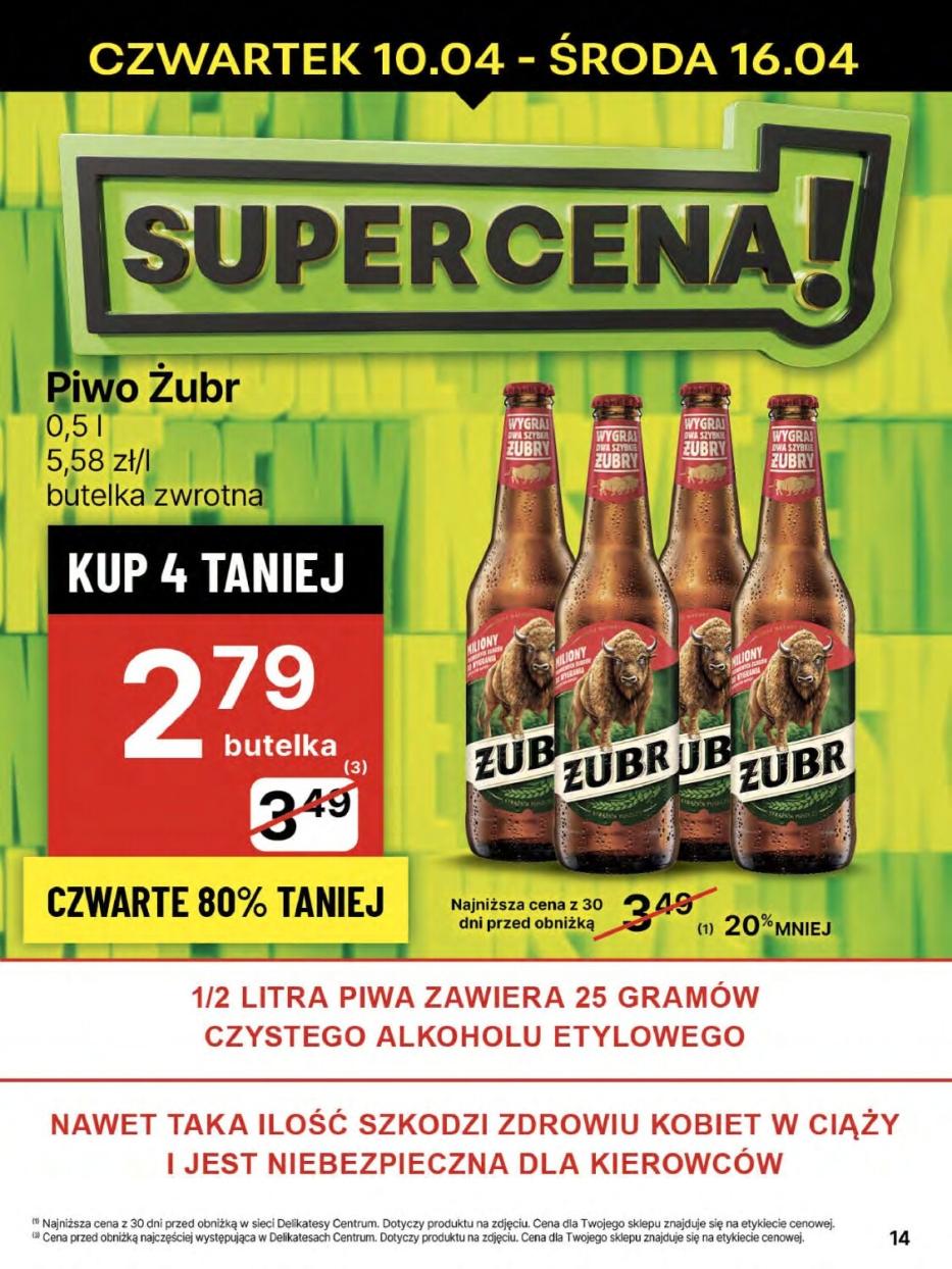 Gazetka promocyjna Delikatesy Centrum str. 14