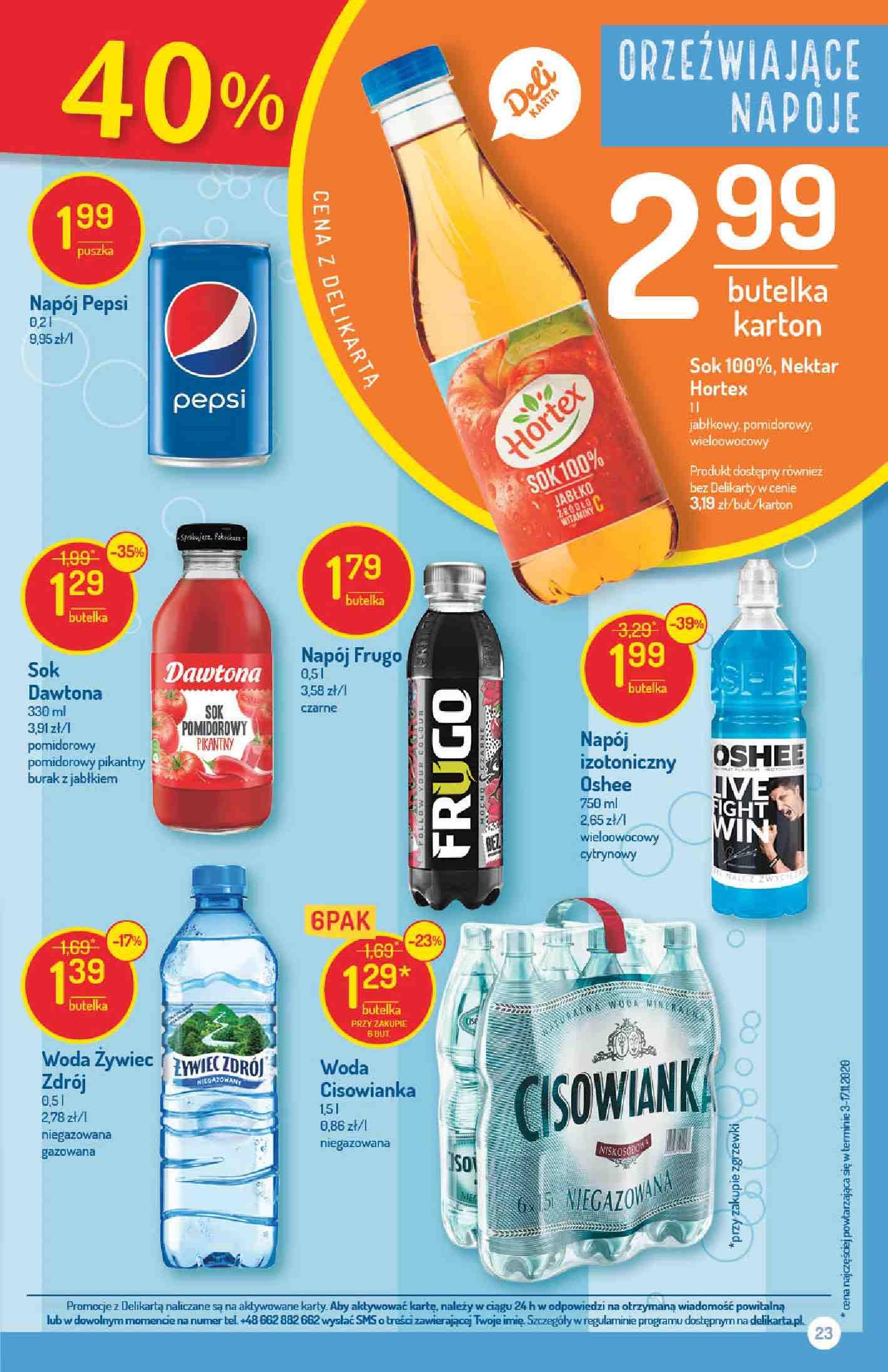 Gazetka promocyjna Delikatesy Centrum str. 23