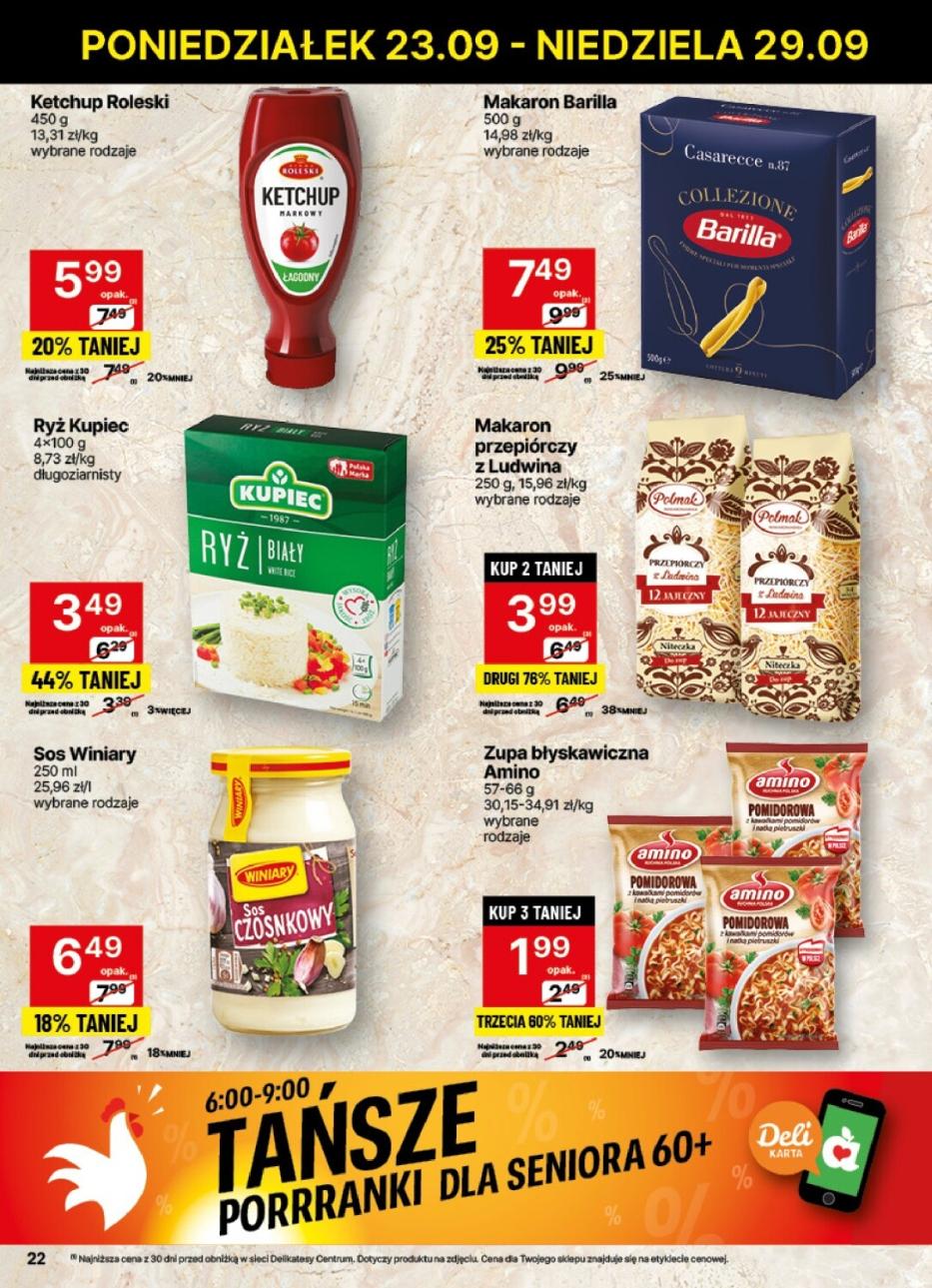 Gazetka promocyjna Delikatesy Centrum str. 22