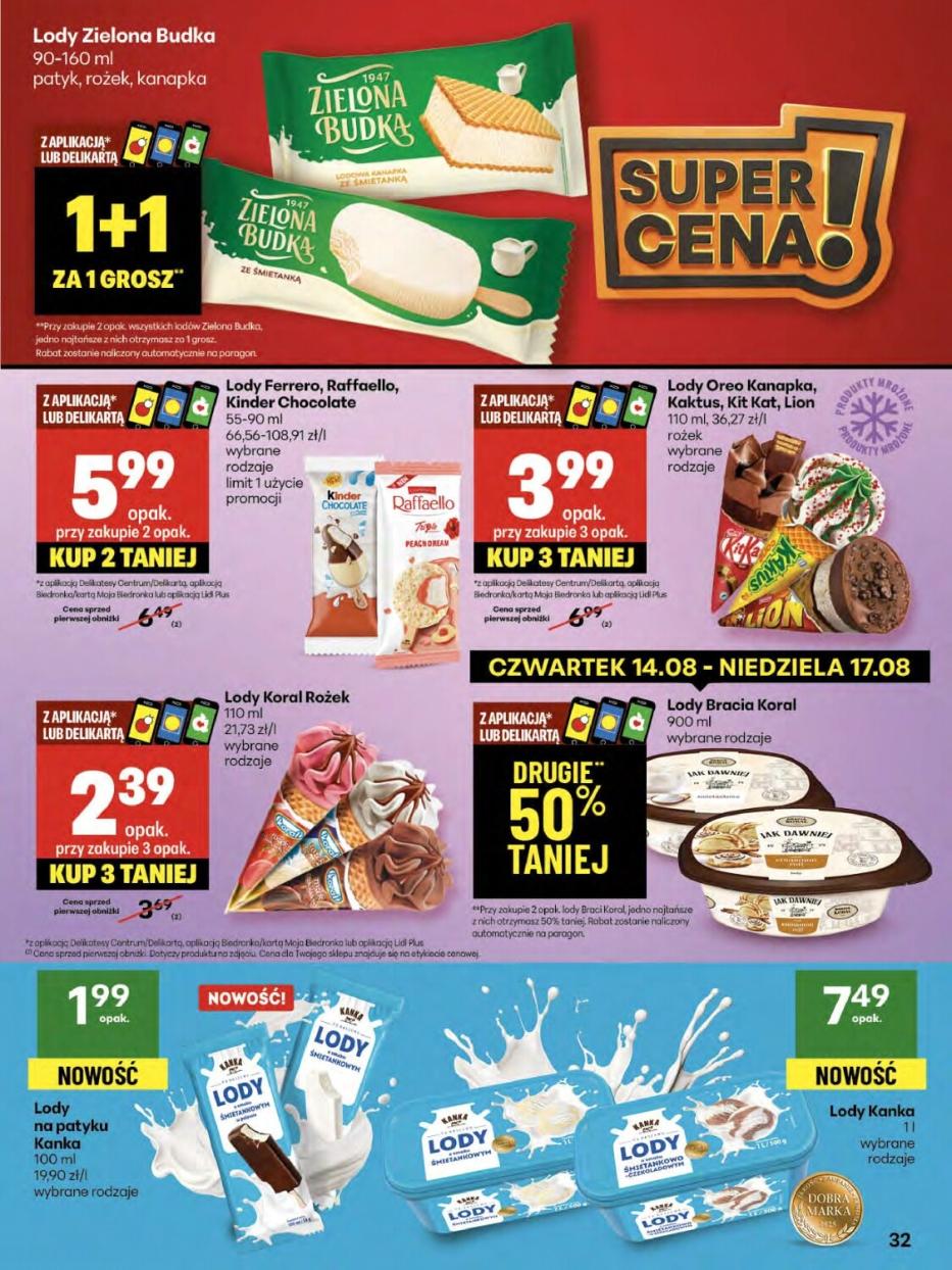 Gazetka promocyjna Delikatesy Centrum str. 32