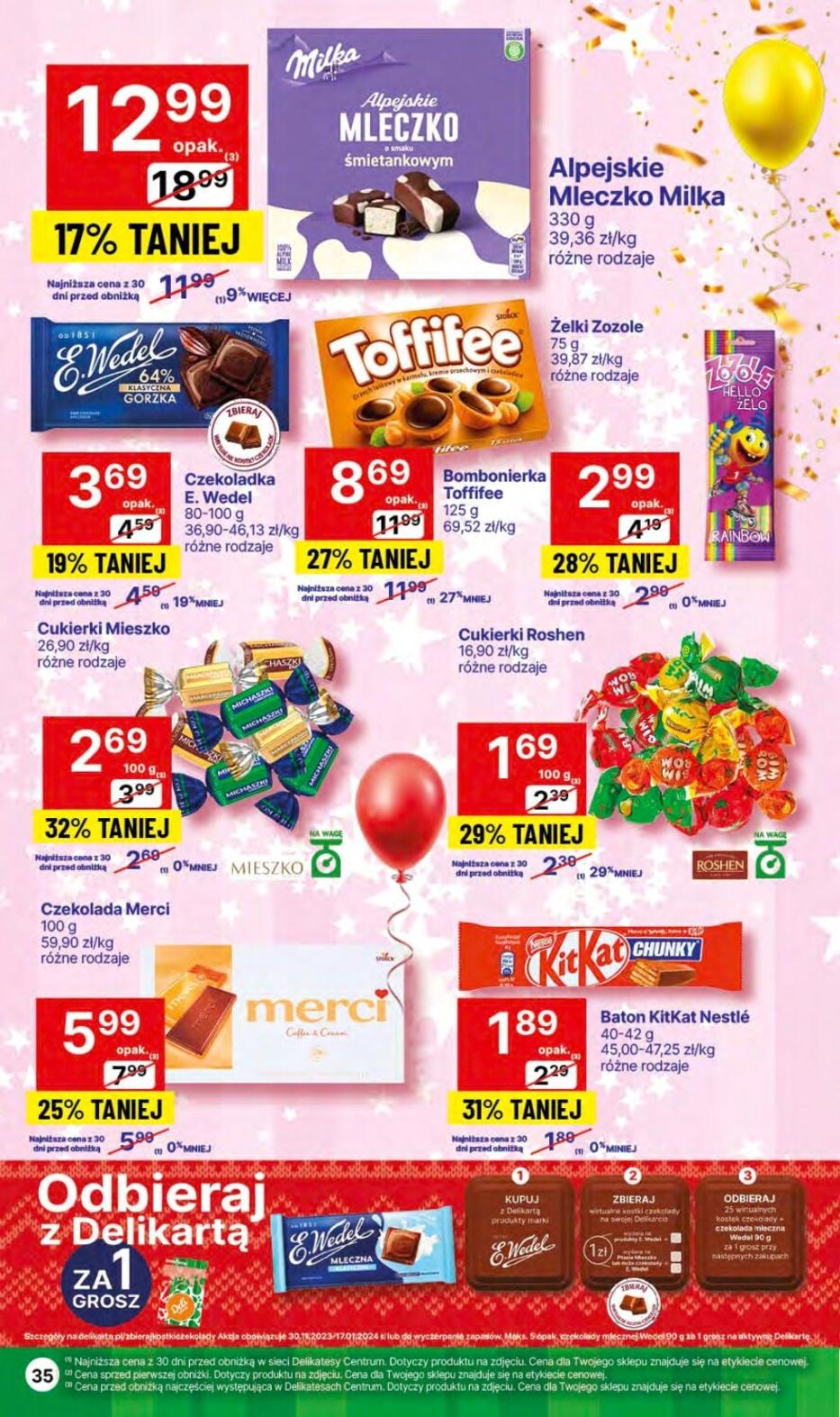 Gazetka promocyjna Delikatesy Centrum str. 35