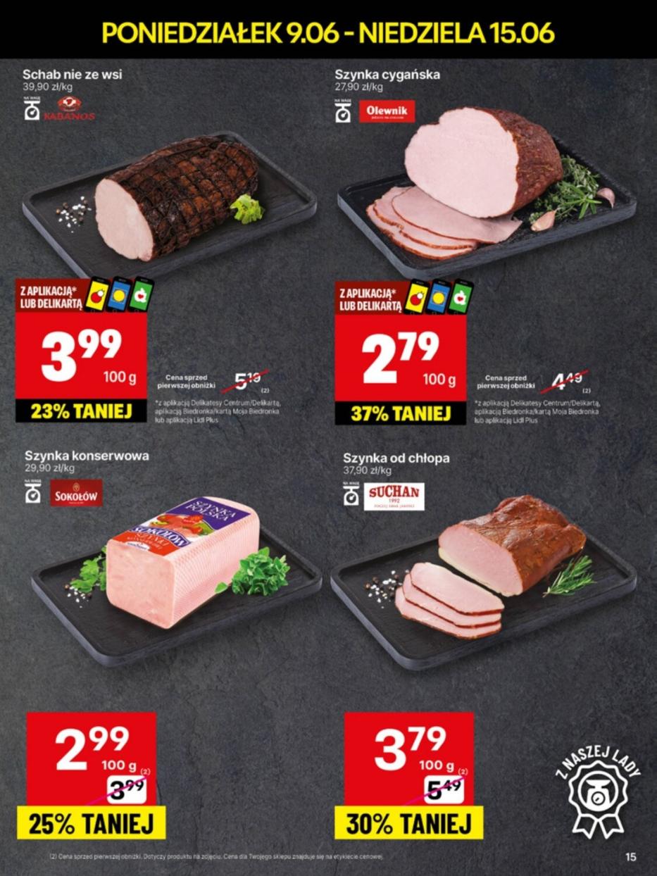 Gazetka promocyjna Delikatesy Centrum str. 15