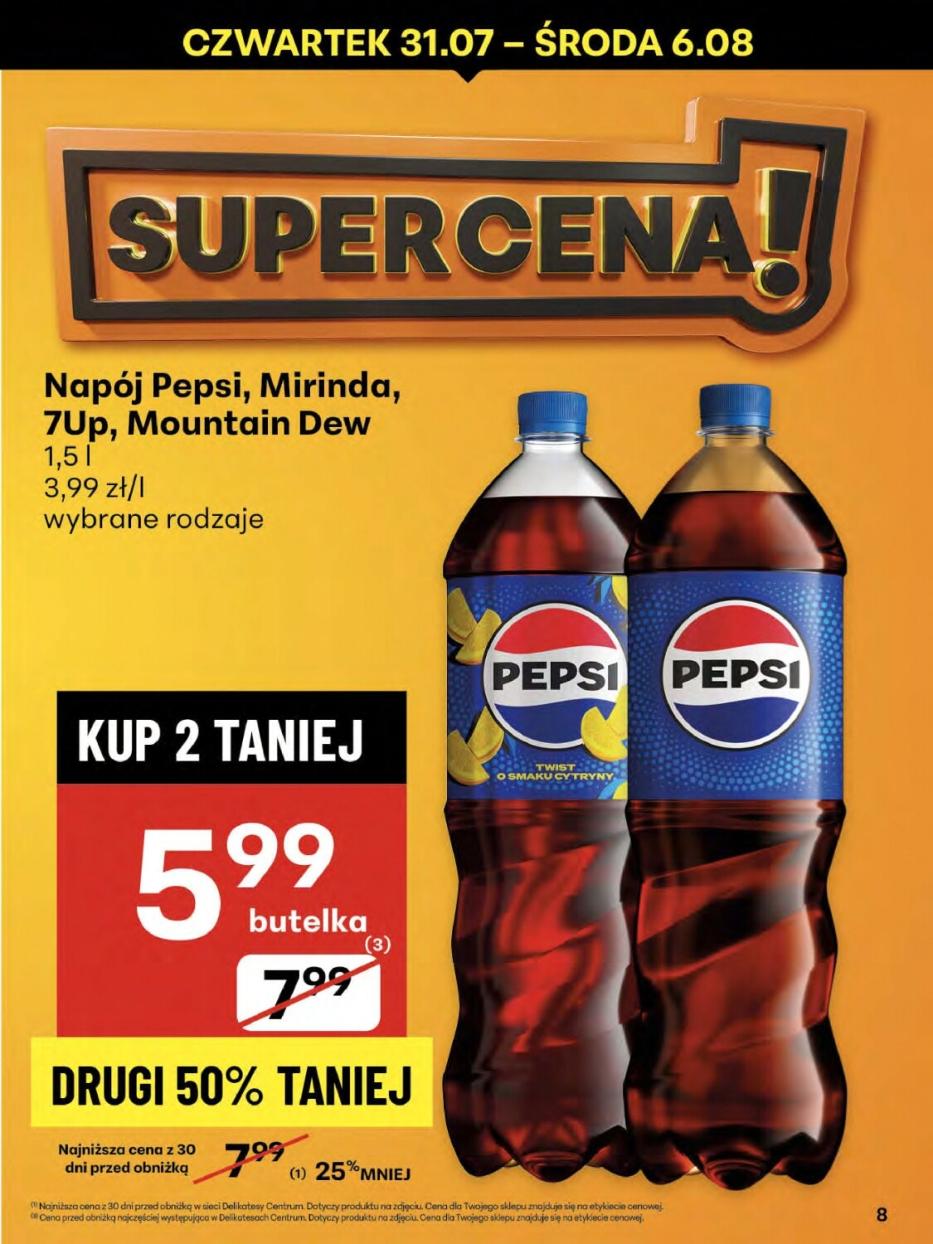 Gazetka promocyjna Delikatesy Centrum str. 8