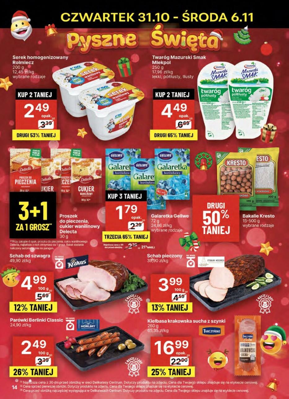 Gazetka promocyjna Delikatesy Centrum str. 14