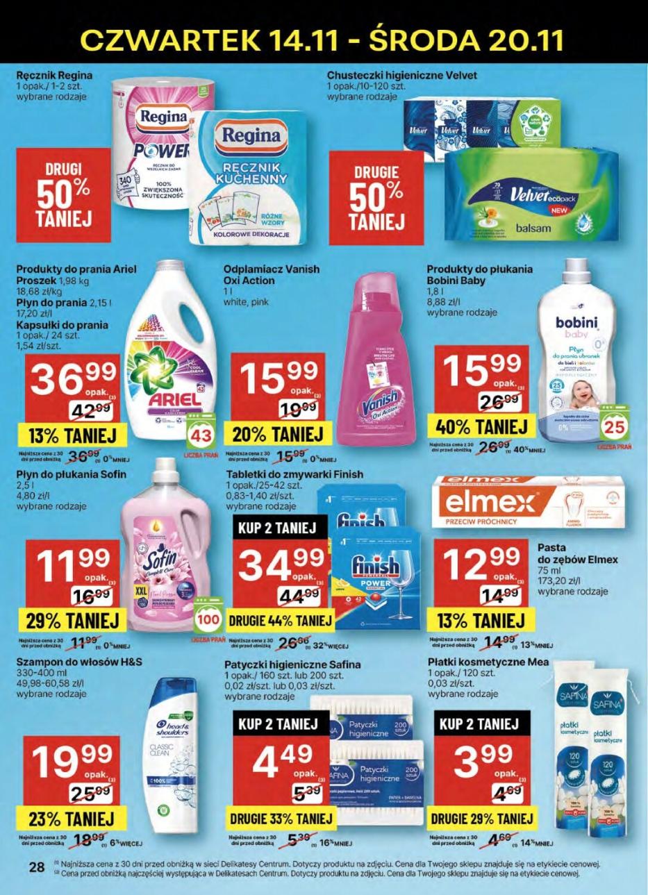 Gazetka promocyjna Delikatesy Centrum str. 28