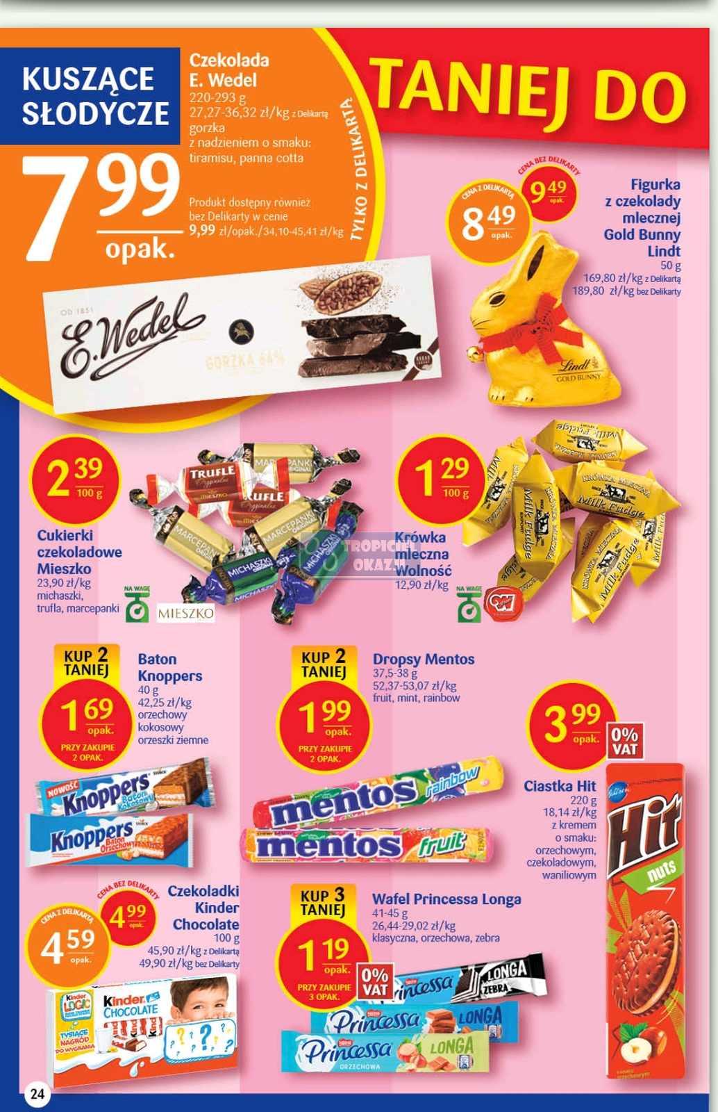 Gazetka promocyjna Delikatesy Centrum str. 24