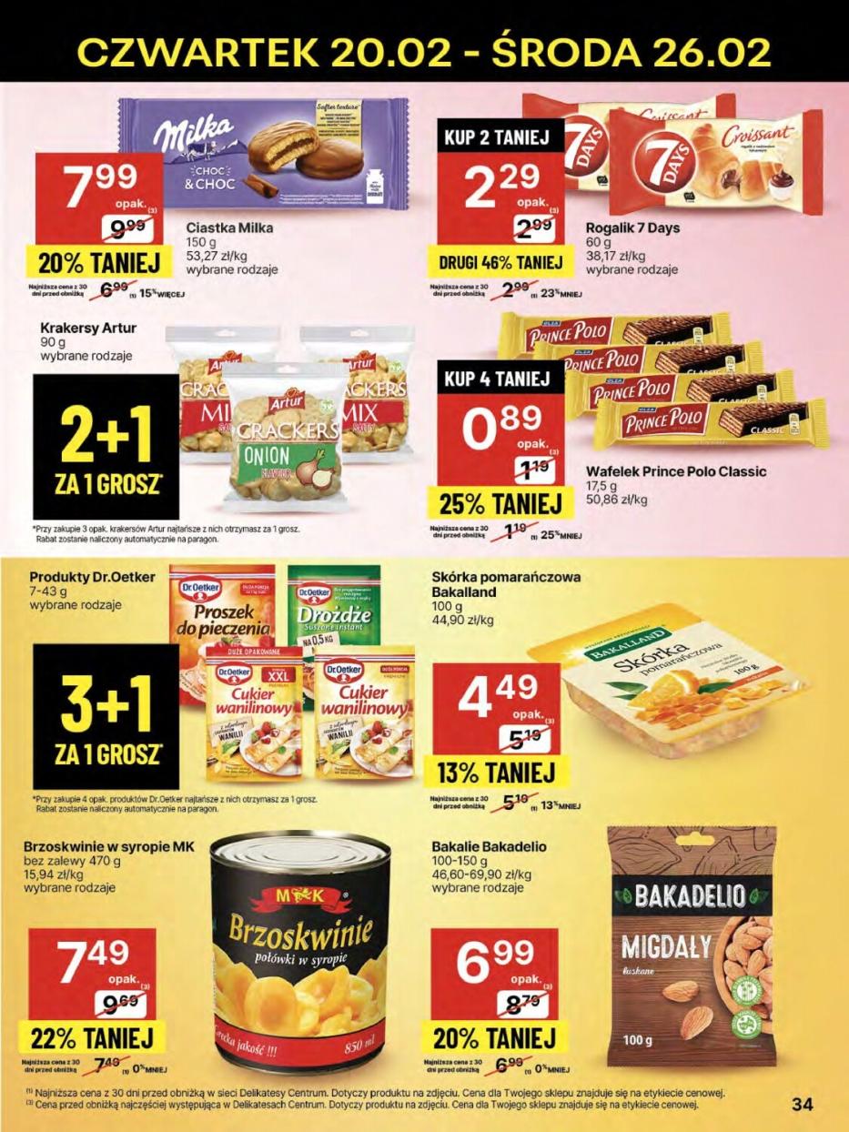Gazetka promocyjna Delikatesy Centrum str. 34