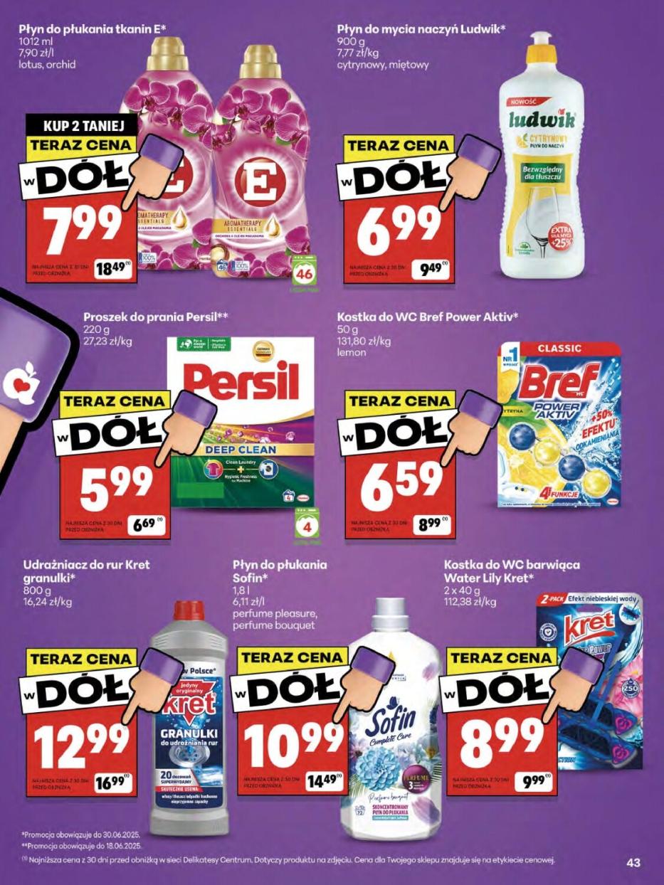 Gazetka promocyjna Delikatesy Centrum str. 43