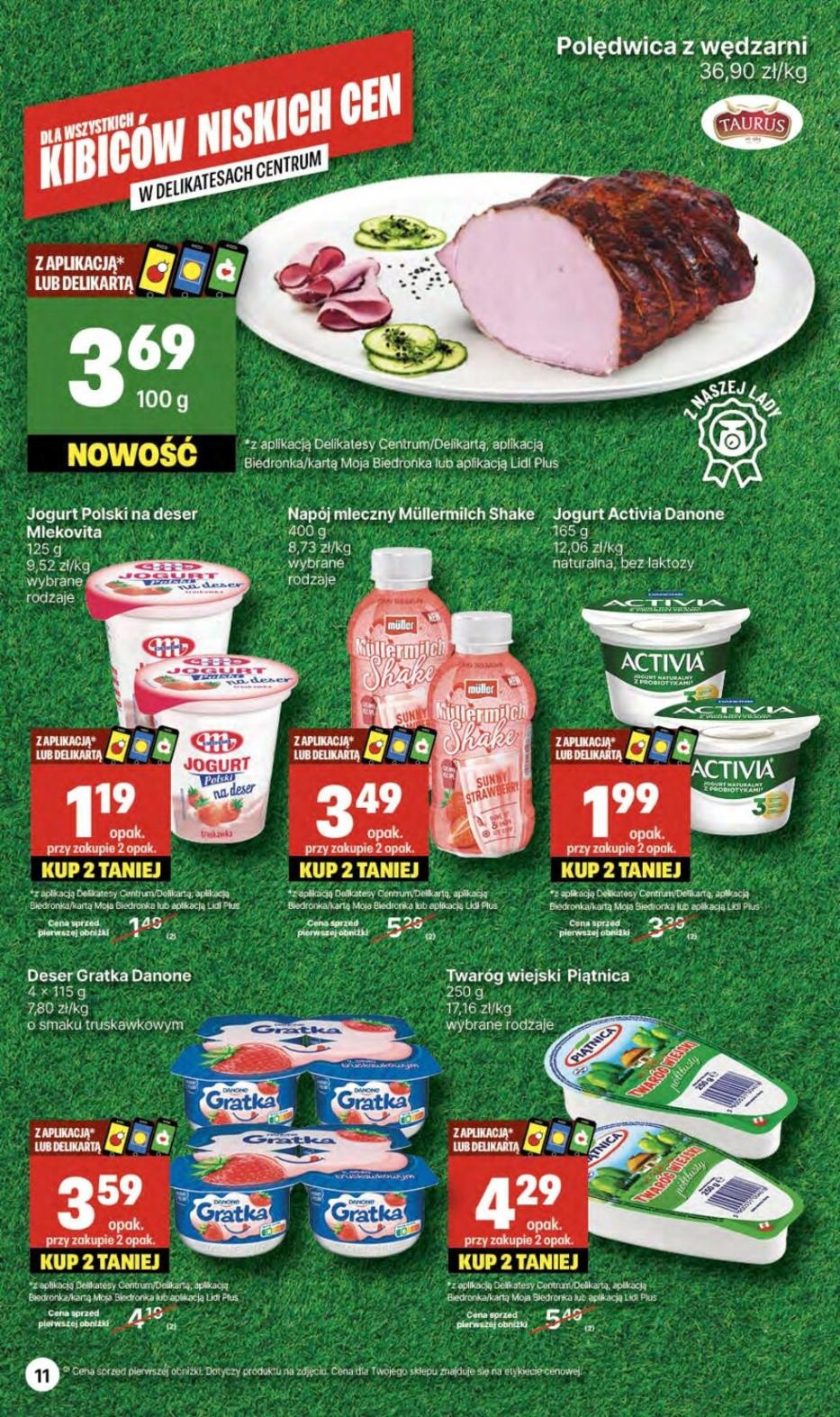 Gazetka promocyjna Delikatesy Centrum str. 11