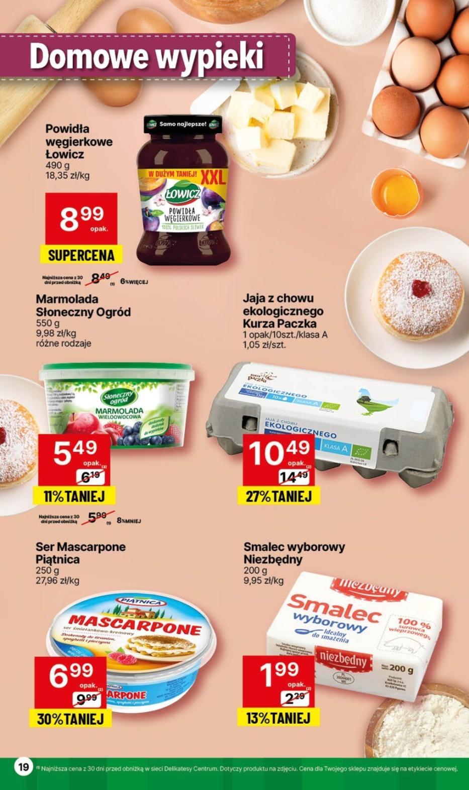 Gazetka promocyjna Delikatesy Centrum str. 19