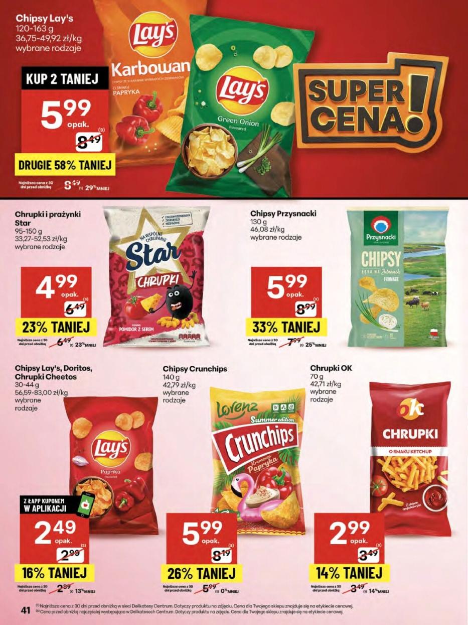 Gazetka promocyjna Delikatesy Centrum str. 41