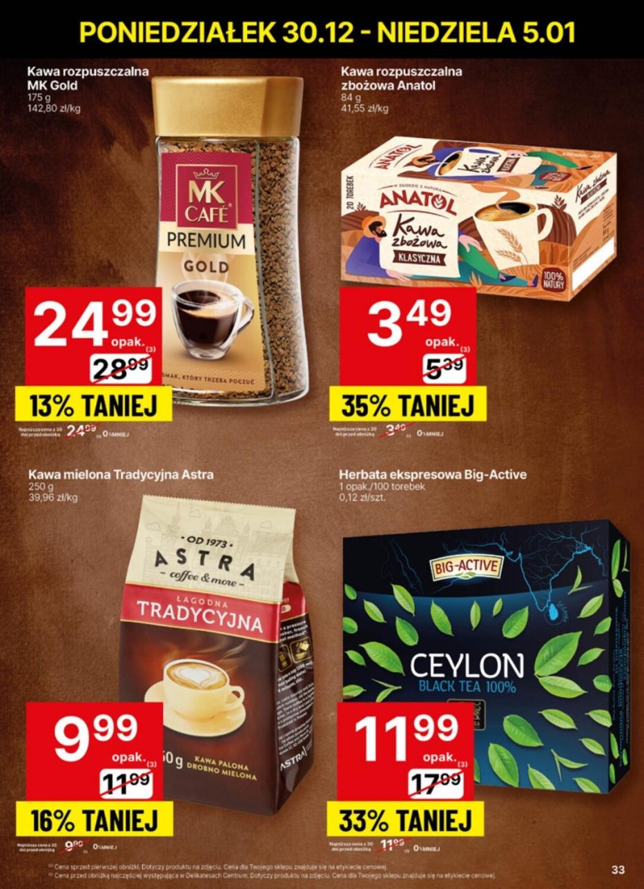 Gazetka promocyjna Delikatesy Centrum str. 33