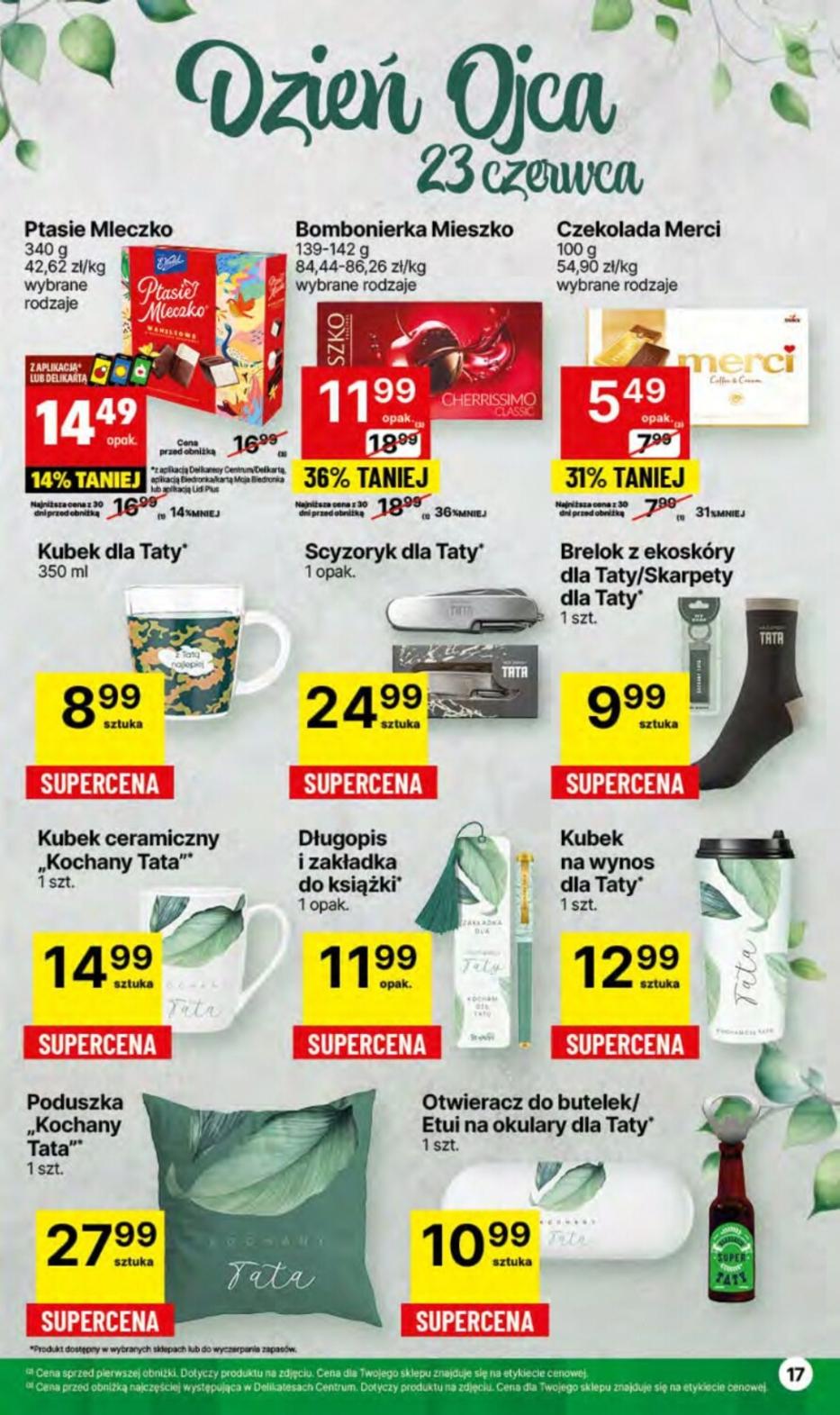 Gazetka promocyjna Delikatesy Centrum str. 17