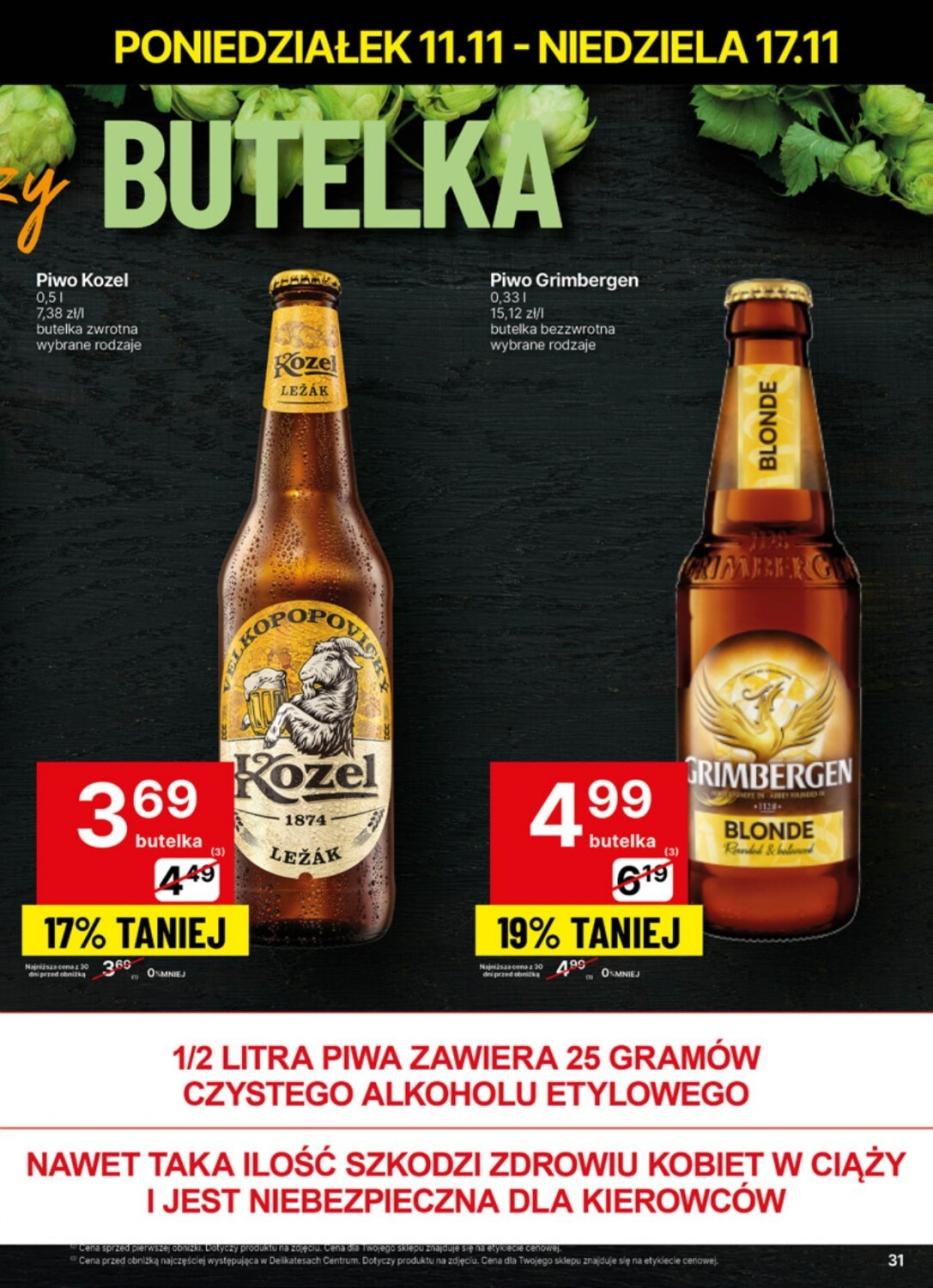 Gazetka promocyjna Delikatesy Centrum str. 31