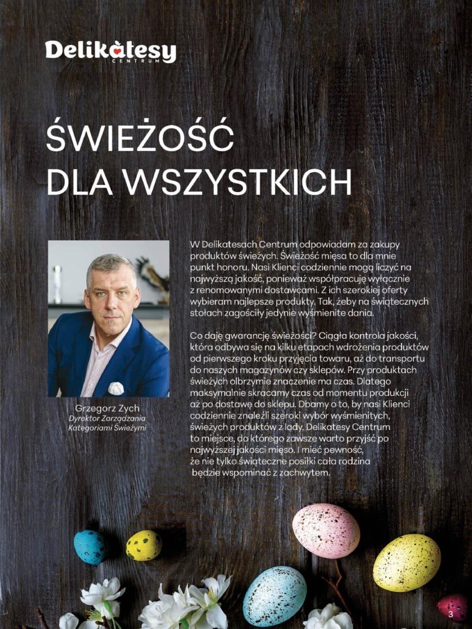 Gazetka promocyjna Delikatesy Centrum str. 3