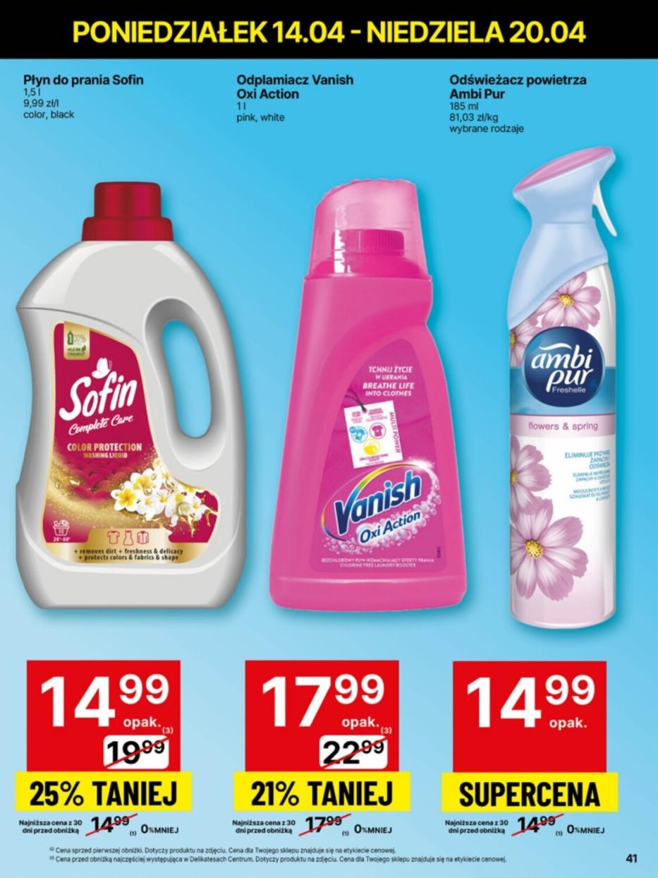Gazetka promocyjna Delikatesy Centrum str. 41