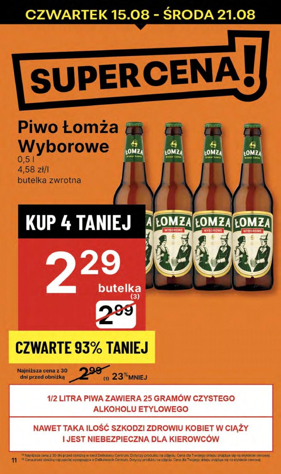 Gazetka promocyjna Delikatesy Centrum str. 11
