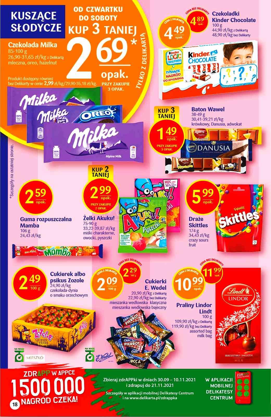 Gazetka promocyjna Delikatesy Centrum str. 18