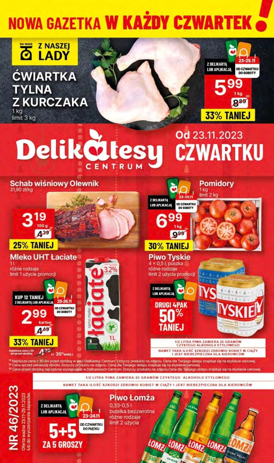 Gazetka promocyjna Delikatesy Centrum str. 1