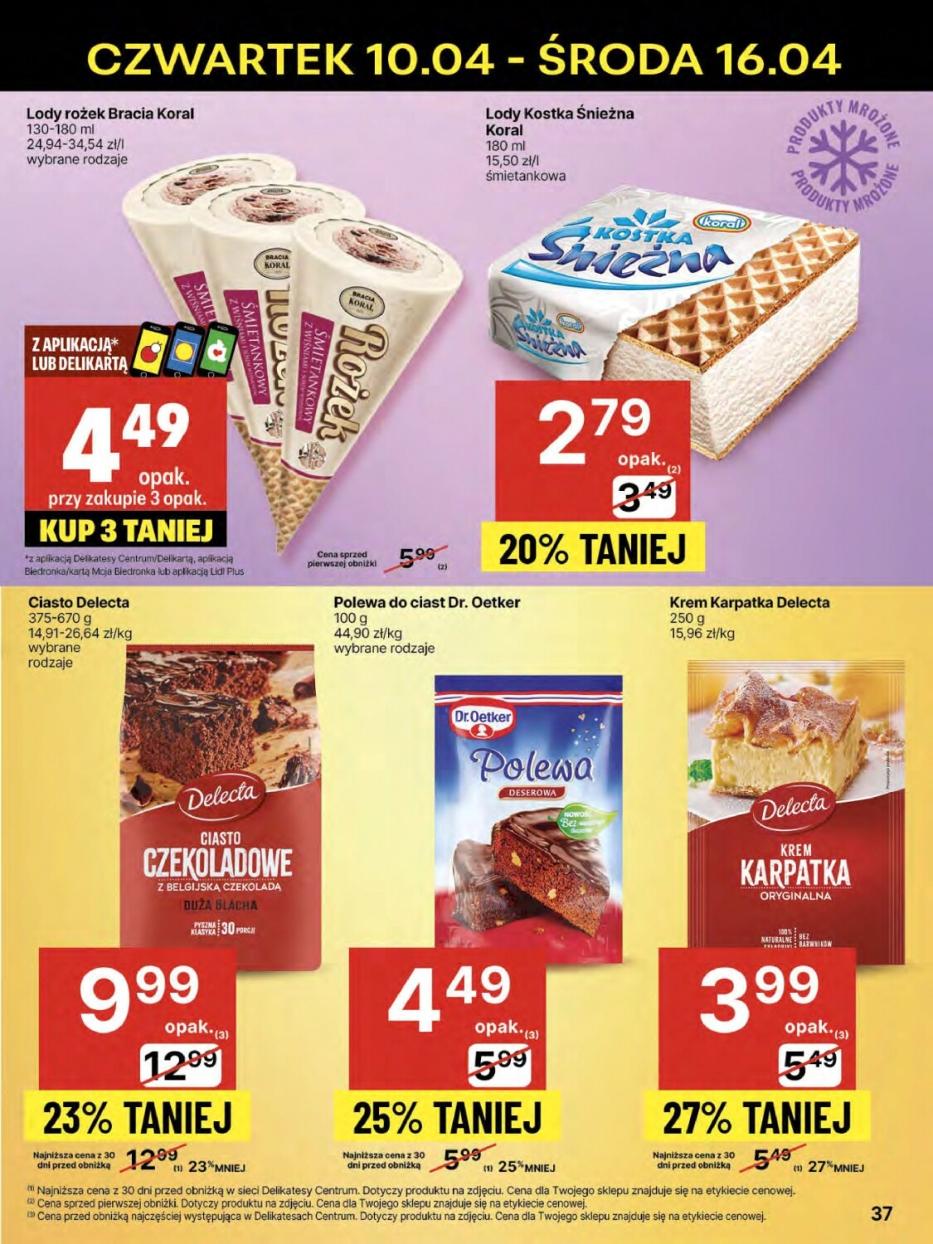Gazetka promocyjna Delikatesy Centrum str. 37