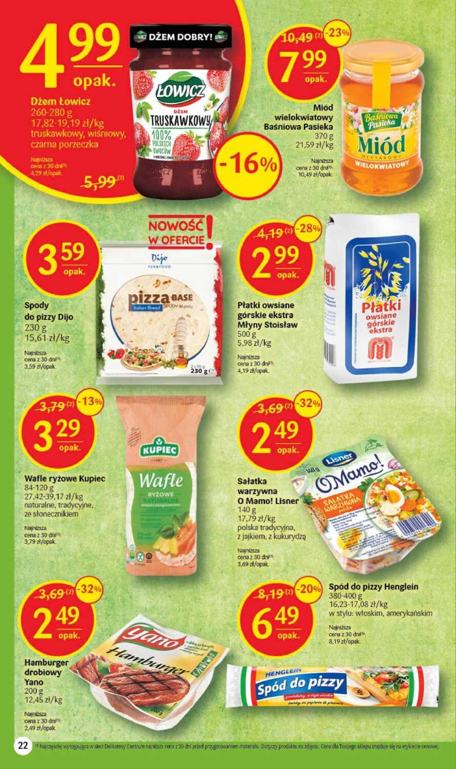 Gazetka promocyjna Delikatesy Centrum str. 22