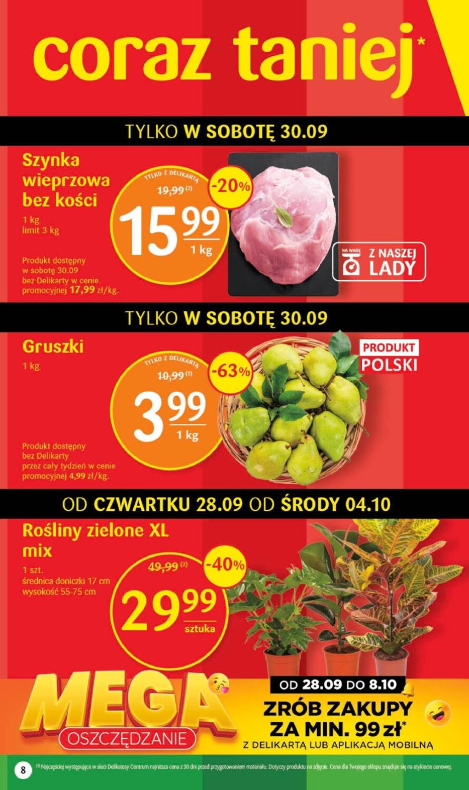 Gazetka promocyjna Delikatesy Centrum str. 8