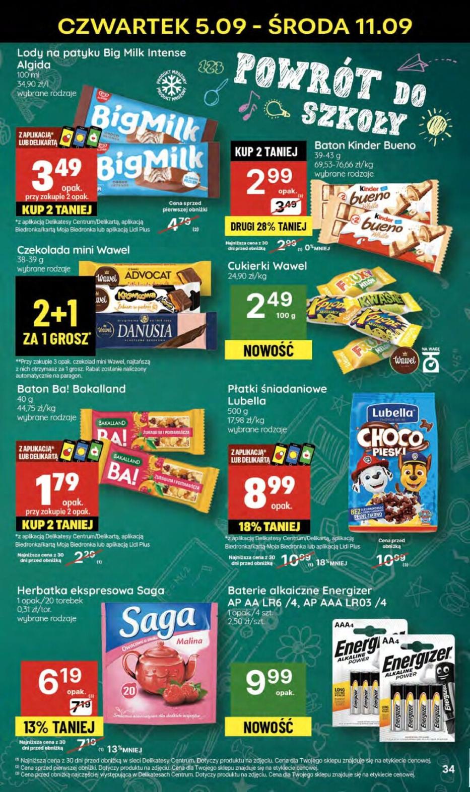 Gazetka promocyjna Delikatesy Centrum str. 34