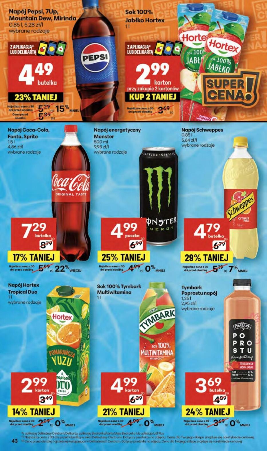 Gazetka promocyjna Delikatesy Centrum str. 43