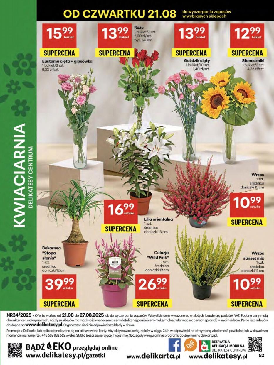 Gazetka promocyjna Delikatesy Centrum str. 52