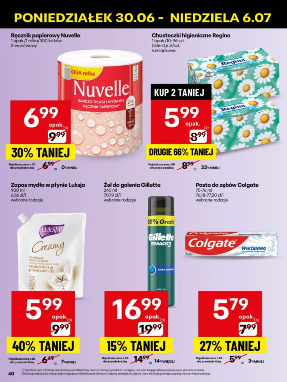 Gazetka promocyjna Delikatesy Centrum str. 40