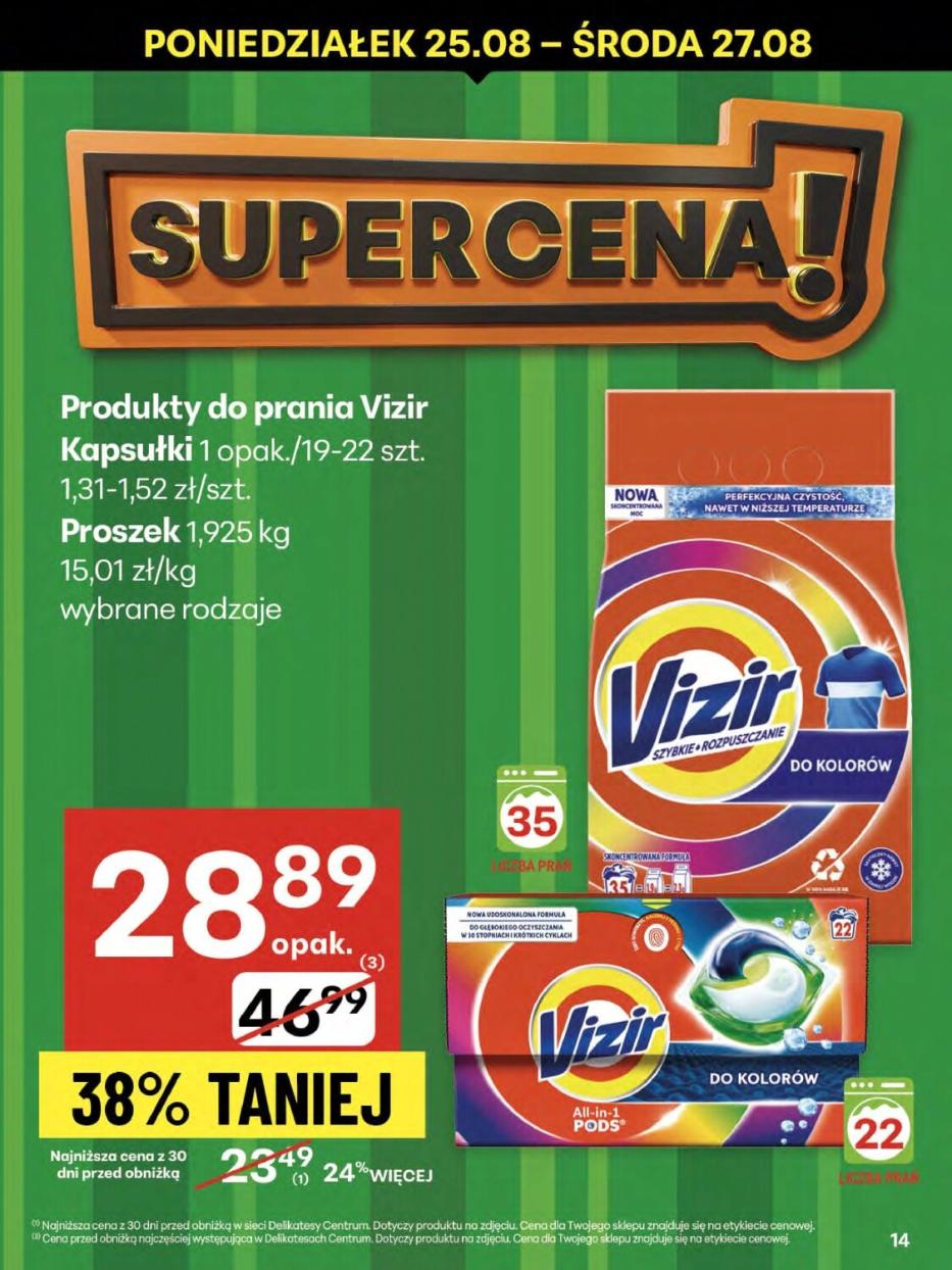 Gazetka promocyjna Delikatesy Centrum str. 14
